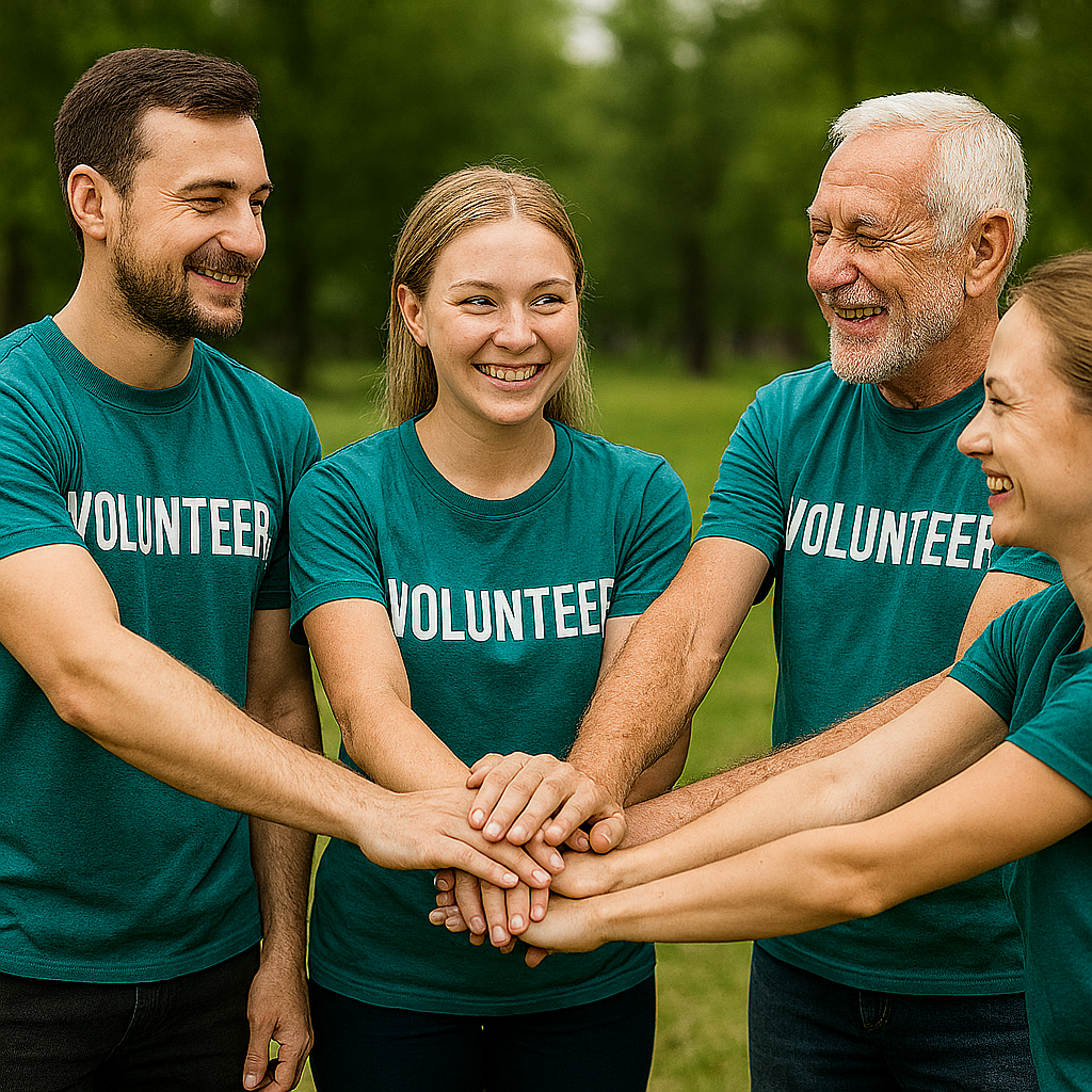 صورة تعبر عن التطوع